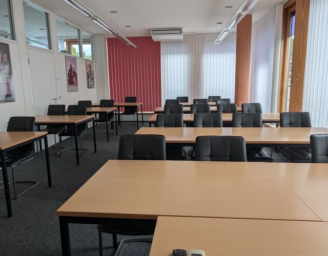 Klimatisierter Seminarraum im Wissenschaftspark Gelsenkirchen