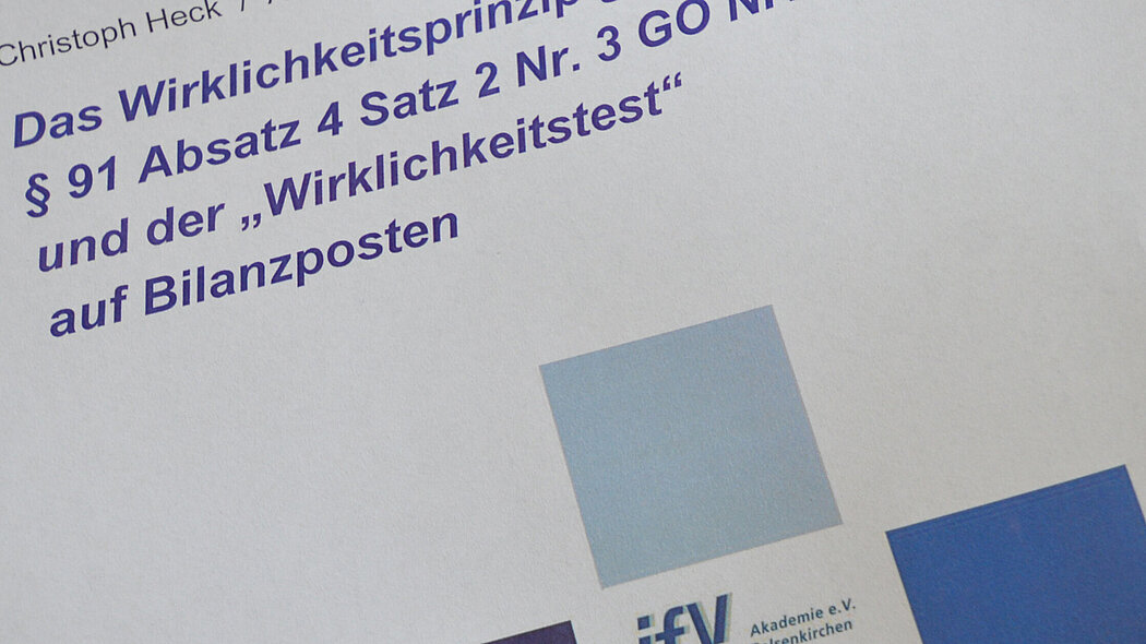 Positionspapier des ifV zum „Wirklichkeitsprinzip“